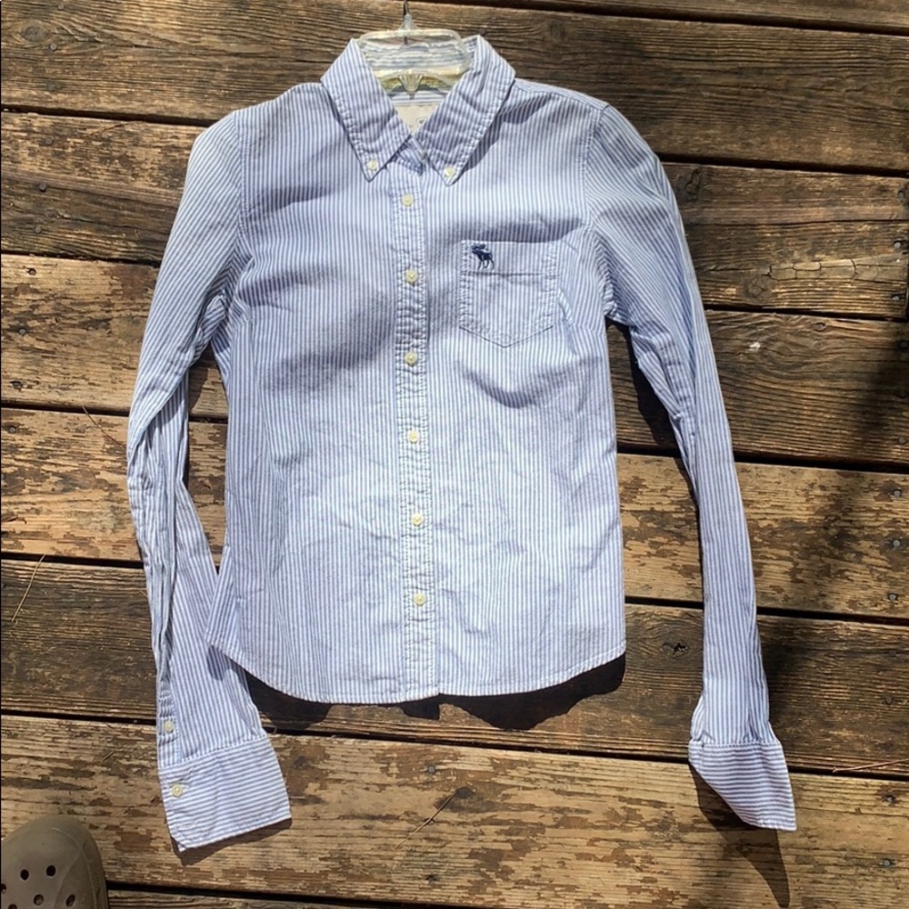 Stripped Abercrombie and Fitch shirt